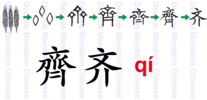 Component 齐 a field of grain with uniform height