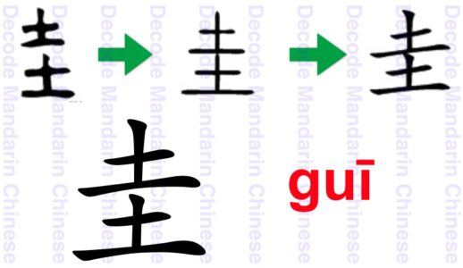 圭 tablet of jade