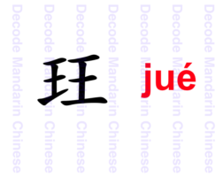 玨 two bunches of jade