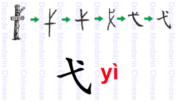 弋 a small spike