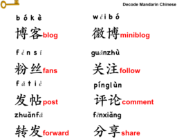 Vocabulary about social networking