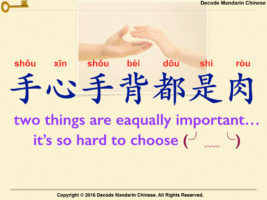 So difficult to choose between two equally important things