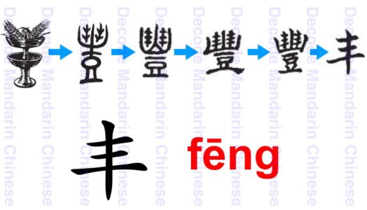 丰 a utensil filled with jade strings