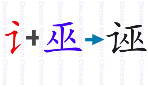 All words with 诬 have negative meanings