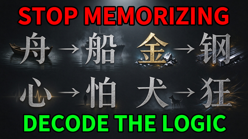 4 Hidden Logics Behind Chinese Radicals You May Not Know